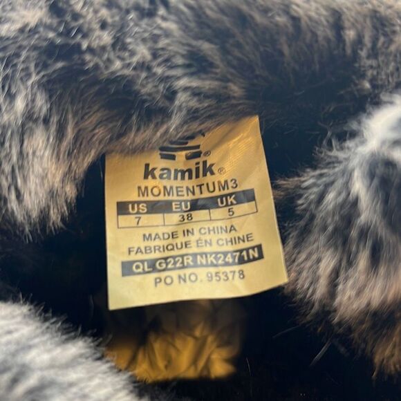kamik The MOMENTUM 3 Winter Boot- Charcol color Women 7- NWB - Picture 9 of 10